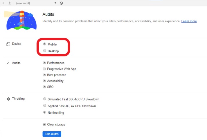 FullSail Systems lighthouse SEO audit